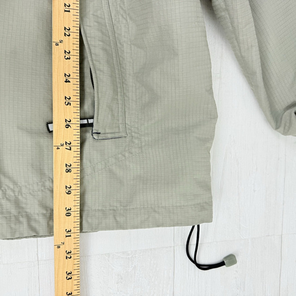 Vintage Nike Windbreaker Jacket Men XXL Gray Hooded Half Zip Pullover Ripstop - Picture 16 of 16